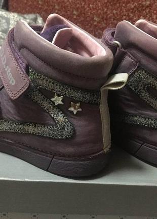 Ботинки для девочки 32 размер фиолетовые d step1 фото