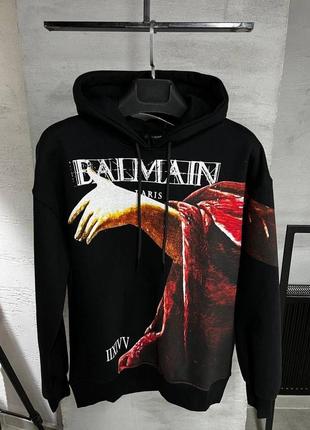 Брендовые мужские худи balmain / толстовки от балмейн мужские