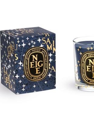 Свеча diptyque neige candle - набор candle set (70 г - парфюмированная свеча etincelles + 70 г -2 фото