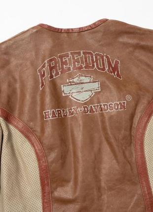 Harley-davidson freedom leather jacket&nbsp;женская кожаная куртка6 фото