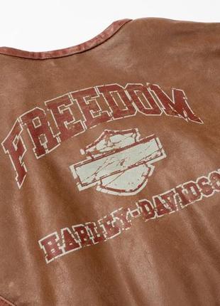 Harley-davidson freedom leather jacket&nbsp;женская кожаная куртка7 фото