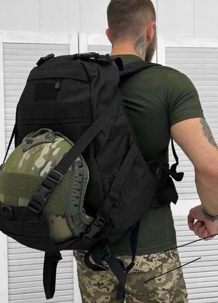 Тактический рюкзак с держателем для шлема, для военных, 30 л черный