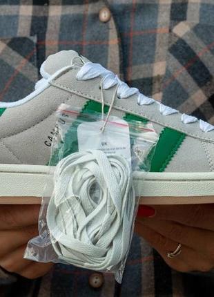 Кросівки жіночі adidas campus grey\green5 фото