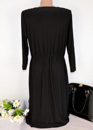 Брендовое черное вечернее нарядное макси платье joanna hope шри ланка этикетка3 фото