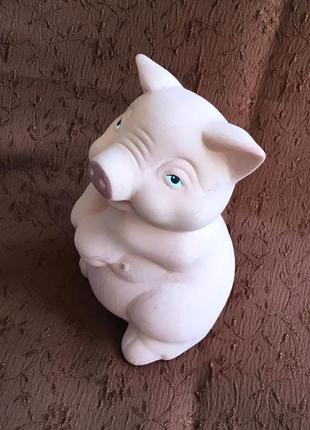 Статуэтка керамическая свинка свинья поросёнок1 фото