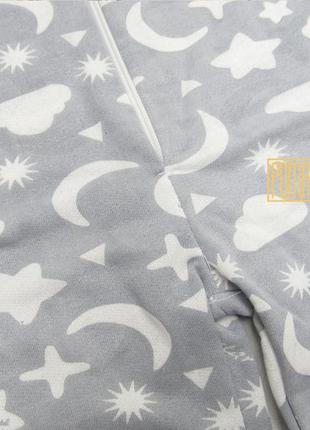 92 (26) 1-1,5 роки теплий дитячий спальний чоловічок суцільна піжама сліп комбінезон для сну з флісом 8128 ср4 фото