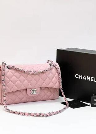 Кожаная сумка в стиле chanel1 фото