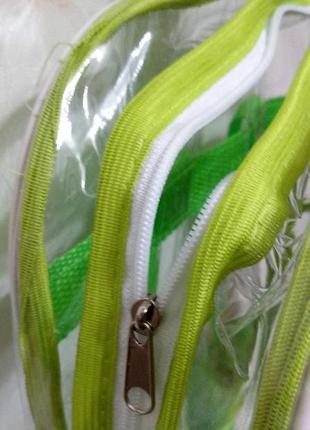 Прозрачный рюкзак nika torri лайм2 фото