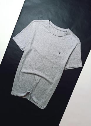 Футболка чоловіча сіра allsaints розмір — м