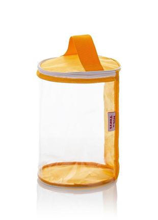 Косметичка-циліндр зі спанбонду nika torri жовтий