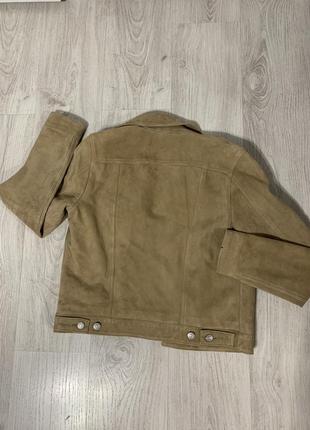 Замшевая куртка косуха жакет tracker jacket levi’s6 фото