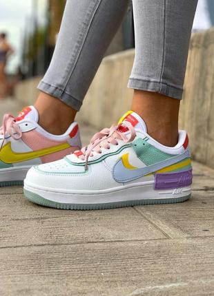 Nike air force 1 shadow multicolor 6