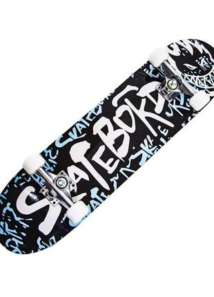 Скейтборд деревянный с рисунком skateboard