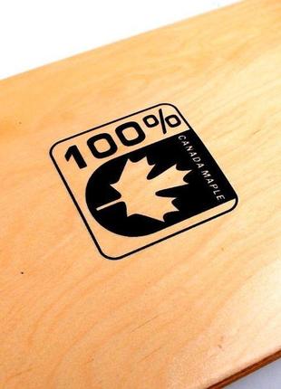 Скейт деревянный скейтборд "canada 100%"5 фото