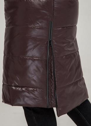 Жіноча зимова куртка пальто великих розмірів usefa (50,52,54,56,58,60)7 фото