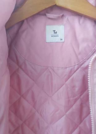 Красивая, стильная курточка нежно розового цвета,5 фото