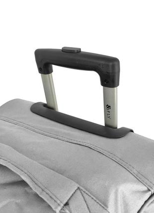 Удобная дорожная сумка мужская на колёсах прочная плотная тканевая сумка на колесах для командировок3 фото