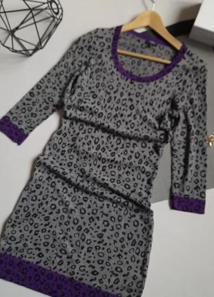 Hobbs люкс бренд вовняна сукня леопард р 12 сток5 фото