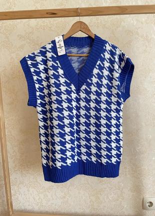 Стильная новая жилетка, турция, р. one size
