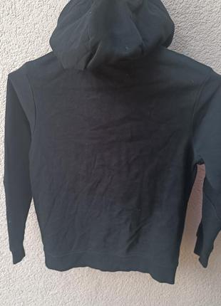 🔥 распродаж 🔥 теплая кофта на флисе черная с капюшоном george г на мальчика 9-10 лет3 фото