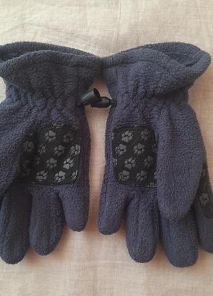 Дитячі флісові перчатки jack wolfskin2 фото