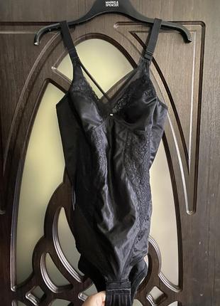 Шикарний, базовий, боді, утяжка, високого ступеня, утяжки, чорного кольору, від дорогого бренду: triumph 😤