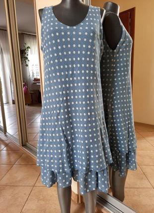 Комфортное котоновое платье 👗 италия