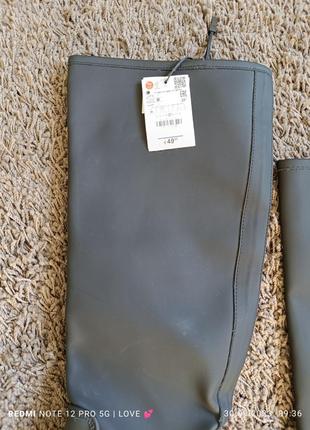 Резинові чоботи від зара рр 392 фото