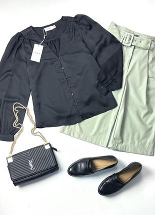 Атласная блуза vila