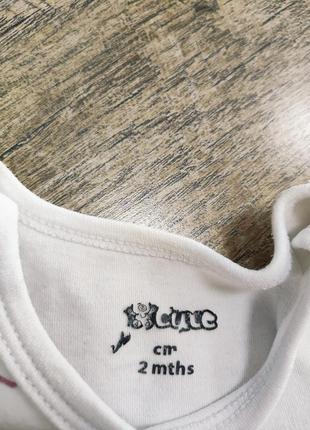 Бодіки, боді з довгим рукавом, so cute, р. 9-12міс., 74-80, довжина 41см