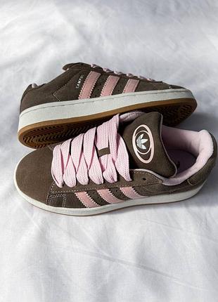 Кросівки adidas campus 00s dust cargo clear pink1 фото