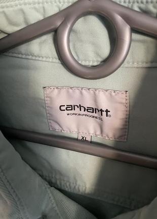 Мужская джинсовая рубашка carhartt2 фото