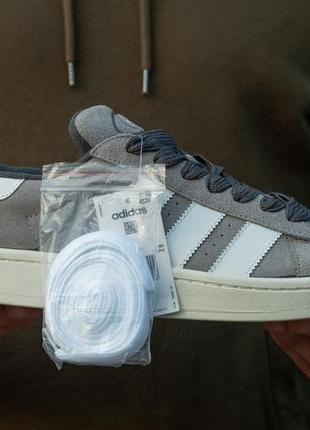 Adidas campus grey\white