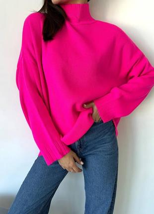 Свитер в стиле oversize, шерсть7 фото