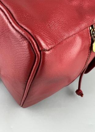 Вінтажний шкіряний рюкзак ручної роботи преміум бренд8 фото