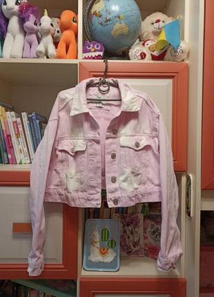 Джинсовий жакет піджак