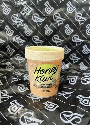 Відлущувальний скраб для тіла honey kiwi від victoria’s secret pink