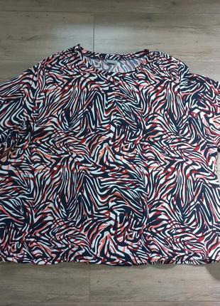 Блуза с коротким рукавом вискоза 56/58