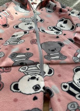 Детское подростковое кигуруми пижама медвежонок авокадо футбол8 фото