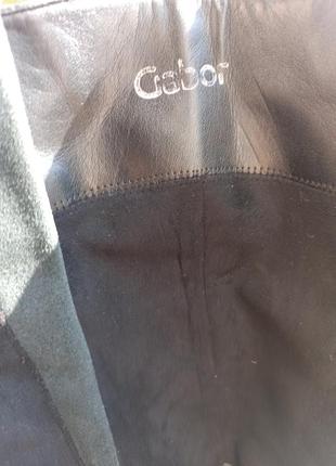 Шикарные кожаные сапоги gabor5 фото