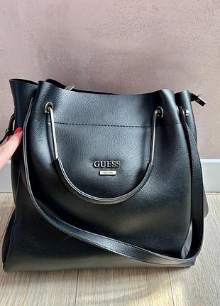 Сумка женская с косметичкой 2 в 1 guess