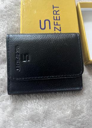 Затискач для грошей шкіряний новий