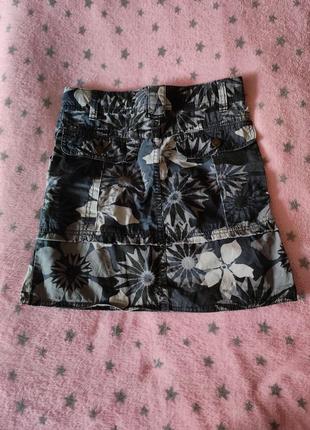 Карго мини-юбка с принтом2 фото