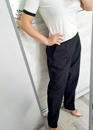 Брюки брюки классические черные с стрелками