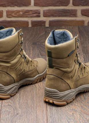 Тактичні черевики зсу бежеві чоловічі,зимові,осінні,міцні берці осінь,зима,військові берци gor-tex9 фото