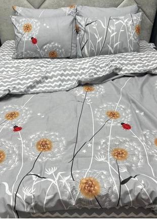 Комплект постельного белья из бязи-люкс, одуванчики волнка6 фото