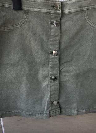 Джинсовая юбка “h&amp;m” ( размер s)6 фото