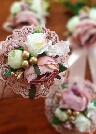 Бутоньерки для гостей, дружок, дружучей