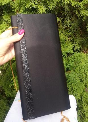 Продам винтажную сумку клатч на цепочке с зеркалом в родном чехле