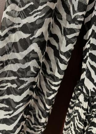 Сукня платье зебра3 фото